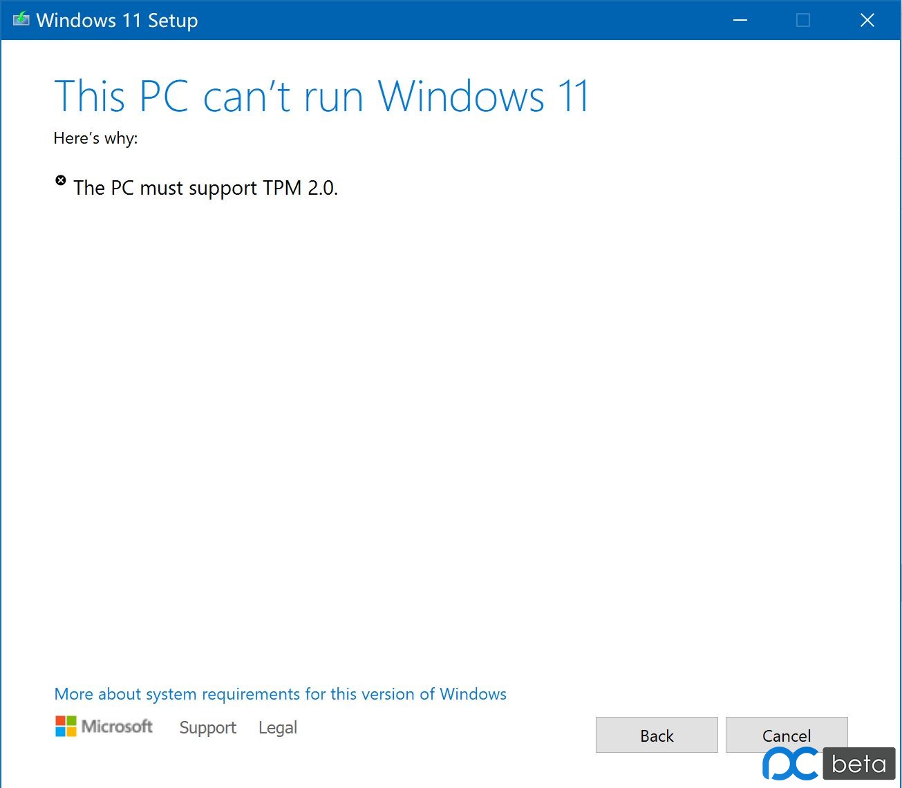Windows11安装不了提示TPM2.0问题