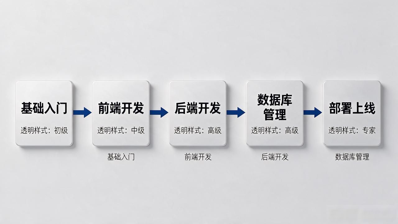 网站搭建学习网：新手从0到上线的完整学习路径 配图
