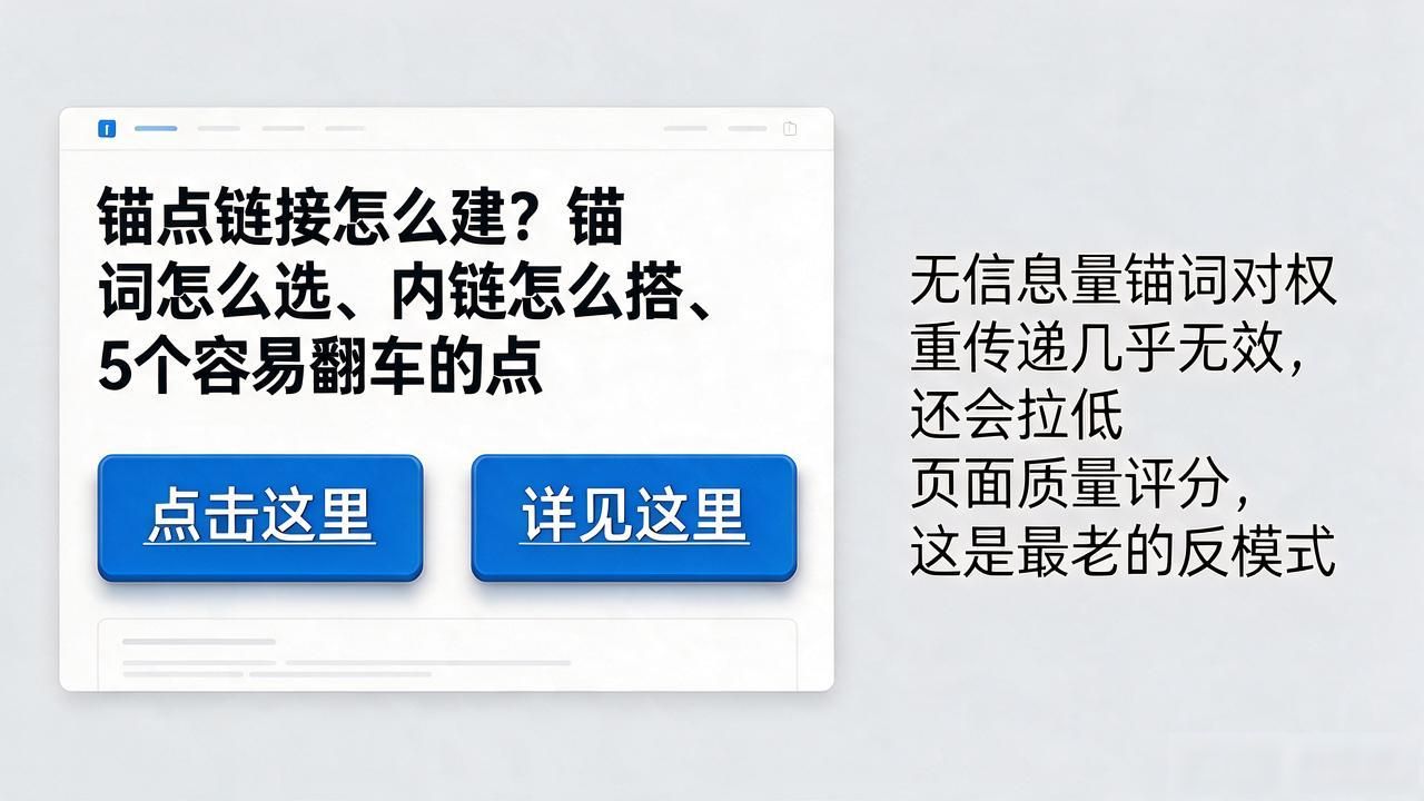 锚点链接怎么建？锚词怎么选、内链怎么搭、5个容易翻车的点 配图