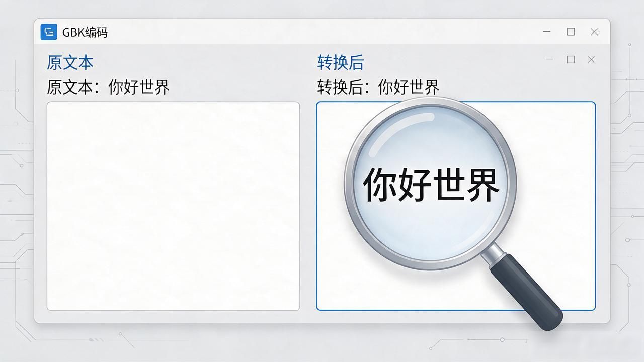 GBK编码转换工具推荐：常用5款对比、操作步骤与避坑要点 配图3