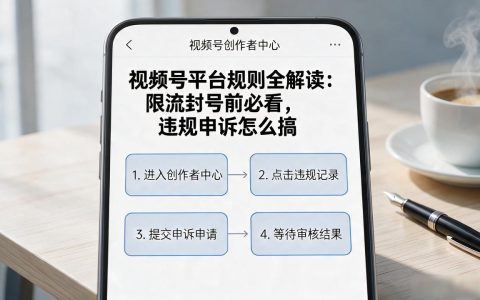 视频号平台规则全解读：限流封号前必看，违规申诉怎么搞