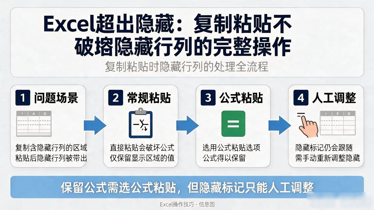 Excel超出隐藏:复制粘贴不破坏隐藏行列的完整操作插图1 超出div部分隐藏代码_隐藏超出表格的文本_超出隐藏