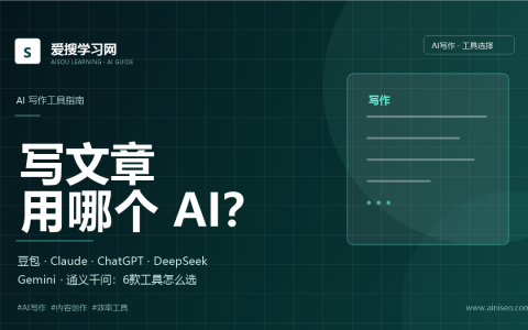 写文章用哪个AI？6款AI写作工具对比封面