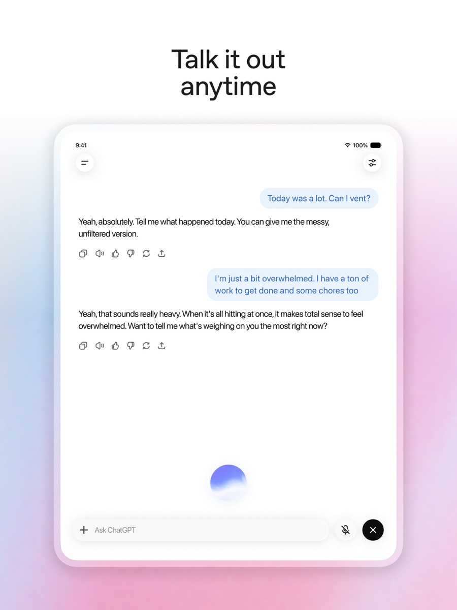 GPT多端同步界面（Apple App Store 官方商店页截图）